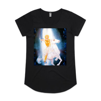 Archangel Michael on White Horse T-shirt Thumbnail